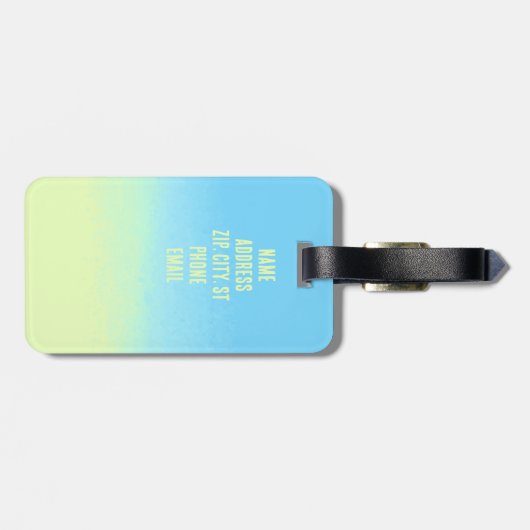 Bluebirds両面 ラゲッジタグ (裏面横)