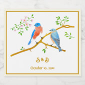 Bluebirds ビールラベル (シングルラベル)