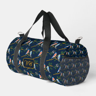 Bluebirds Duffel Bag Dark Blue ダッフルバッグ