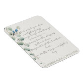 Bluebirds & Eucalyptus Vine マグネット (右側)