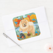 BLUEBIRDS OF HAPPINESS CHOWスタンプ スクエアシール (封筒)