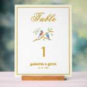 Bluebirds Wedding アクリルサイン (ニュートラル)