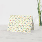 Bluebirds Wedding サンキューカード (裏面)