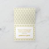 Bluebirds Wedding サンキューカード (内部)