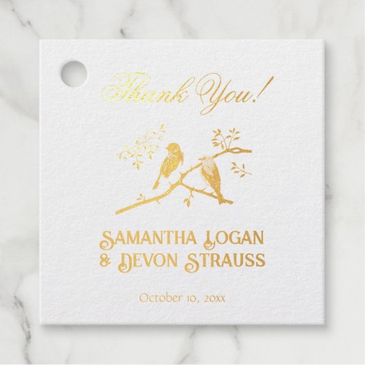 Bluebirds Wedding フェイバータグ (正面)