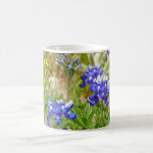 Bluebonnetのクローズアップ コーヒーマグカップ (中央)