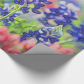 Bluebonnetのテーマのギフト用包装紙 ラッピングペーパー (角)