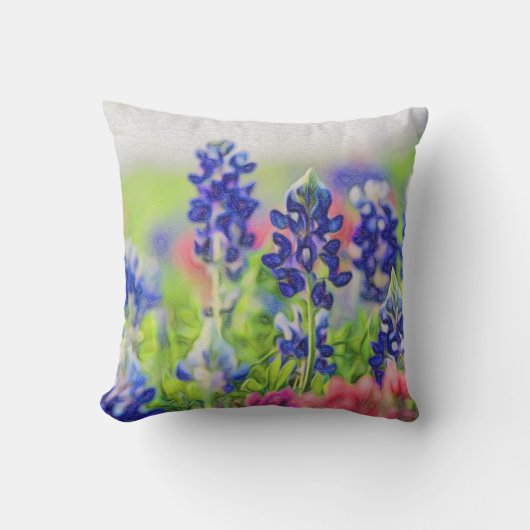 Bluebonnetの枕 クッション (正面)