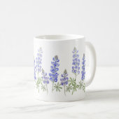Bluebonnetの花のマグ-すべてのサイズかスタイル コーヒーマグカップ (正面右)