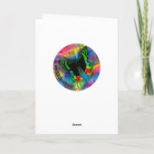 Bluebonnetの花束5 x 7 カード (裏面)