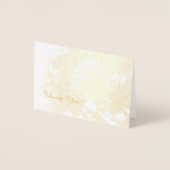 Bluebonnetはノート感謝していしています 箔カード (正面)