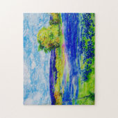 Bluebonnetフィールド ジグソーパズル (縦)