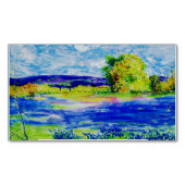 Bluebonnet分野 マグネット名刺 (正面)