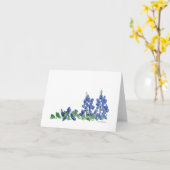 Bluebonnet野生の花、テキサス州の花 カード (黄色い花)