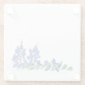 Bluebonnet野生の花、テキサス州の花 ガラスコースター (裏面)