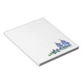 Bluebonnet野生の花、テキサス州の花 ノートパッド (アングル)