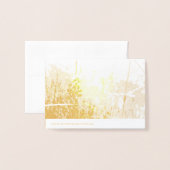 Bluebonnet 箔カード (裏面封筒付き)