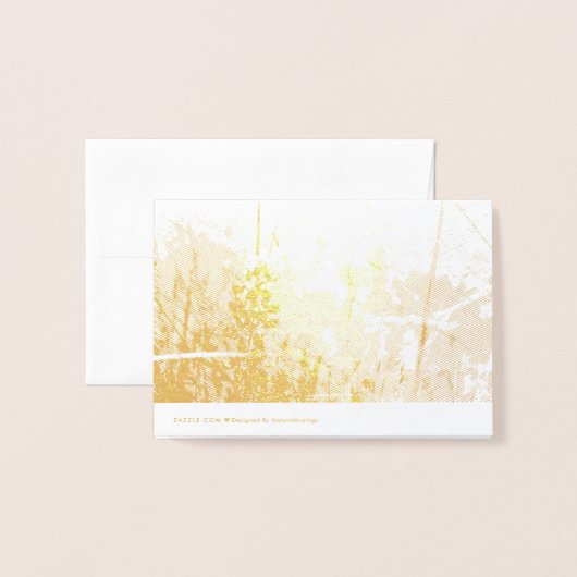 Bluebonnet 箔カード (裏面封筒付き)