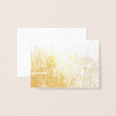 Bluebonnet 箔カード (封筒付き正面)