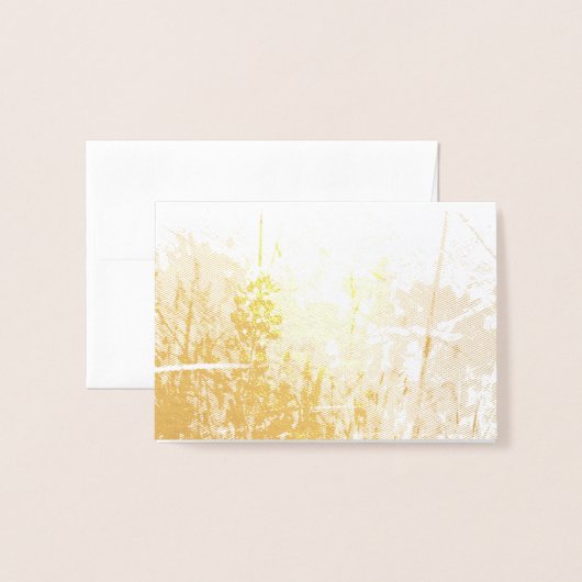 Bluebonnet 箔カード (封筒付き正面)