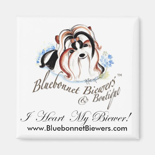 bluebonnet_biewers_boutiqe マグネット (正面)