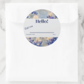 Bluebonnet、Boho Country、自己紹介 ラウンドシール (バッグ)