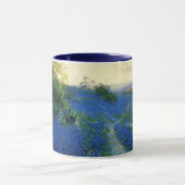 Bluebonnet Field by Julian Onderdonk マグカップ (中央)