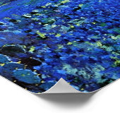 Bluebonnet Landscape with Cacti & Mountain Laurel ポスター (角)