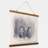 Bluebonnet Trioスケッチ水色 吊り下げ型タペストリー (傾斜あり)