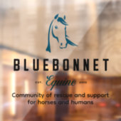 Bluebonnet Window Decall ウィンドウサイン (シート2)