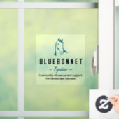 Bluebonnet Window Decall ウィンドウサイン (ホーム)