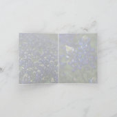 Bluebonnetsおよび田舎道のサンキューカード サンキューカード (内部)