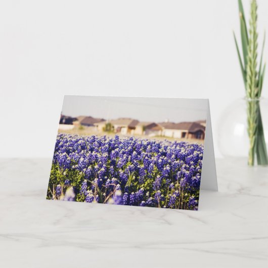 bluebonnetsの十分の近隣 サンキューカード (正面)