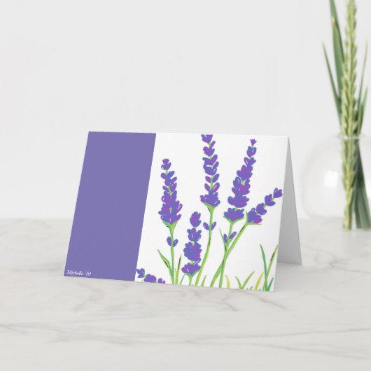 Bluebonnetsグリーティングカード カード (正面)