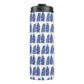 Bluebonnetsテキサス州花ワイルドフラワーウォータカラー タンブラー (正面)