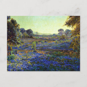 Bluebonnets at Late Afterns, La Grange, Ca ポストカード
