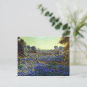 Bluebonnets at Late Afterns, La Grange, Ca ポストカード (スタンド正面)