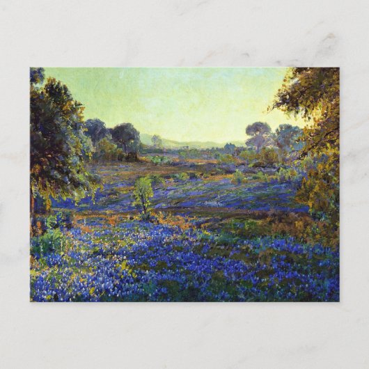 Bluebonnets at Late Afterns, La Grange, Ca ポストカード (正面)