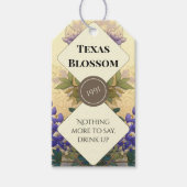 Bluebonnets of Texas Bottle Label Set ギフトタグ (正面)