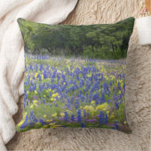Bluebonnets、Primrose、およびphlox クッション (ブランケット)