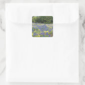 Bluebonnets、Primrose、およびphlox スクエアシール (バッグ)