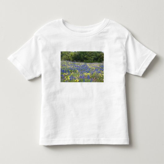 Bluebonnets、Primrose、およびphlox トドラーTシャツ (正面)