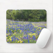 Bluebonnets、Primrose、およびphlox マウスパッド (マウス)