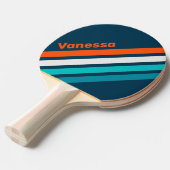 Bluebottle Echo Angled Striping with Name 卓球ラケット (正面アングル)