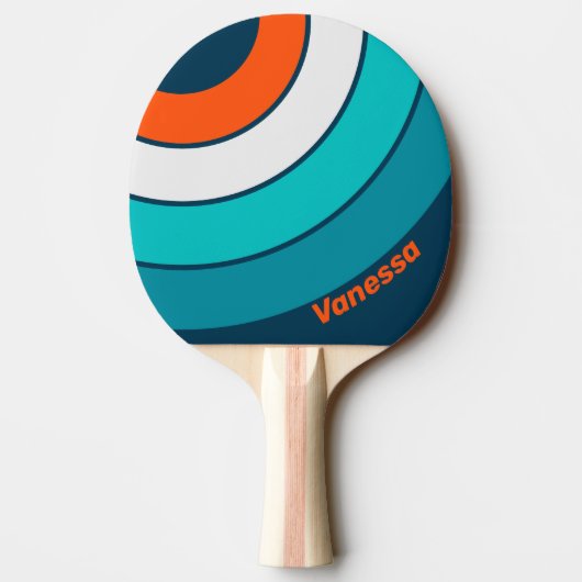 Bluebottle Echo Circle Stripe with Name 卓球ラケット (裏面)