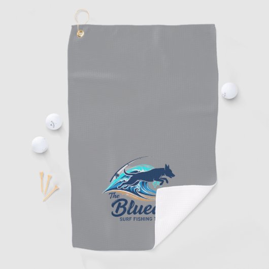 BLUEDOG SURF FISHING TEAM ゴルフタオル (インサイチュ)