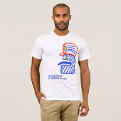 blueface、戦い。 tシャツ (正面フル)