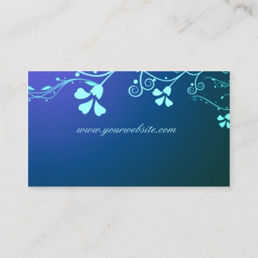 blueFlorali名刺 名刺 (裏面)