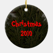 Bluegrassのクリスマスツリー セラミックオーナメント (裏面)