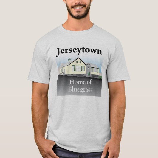 BluegrassのTシャツの家Jerseytown - Tシャツ (正面)